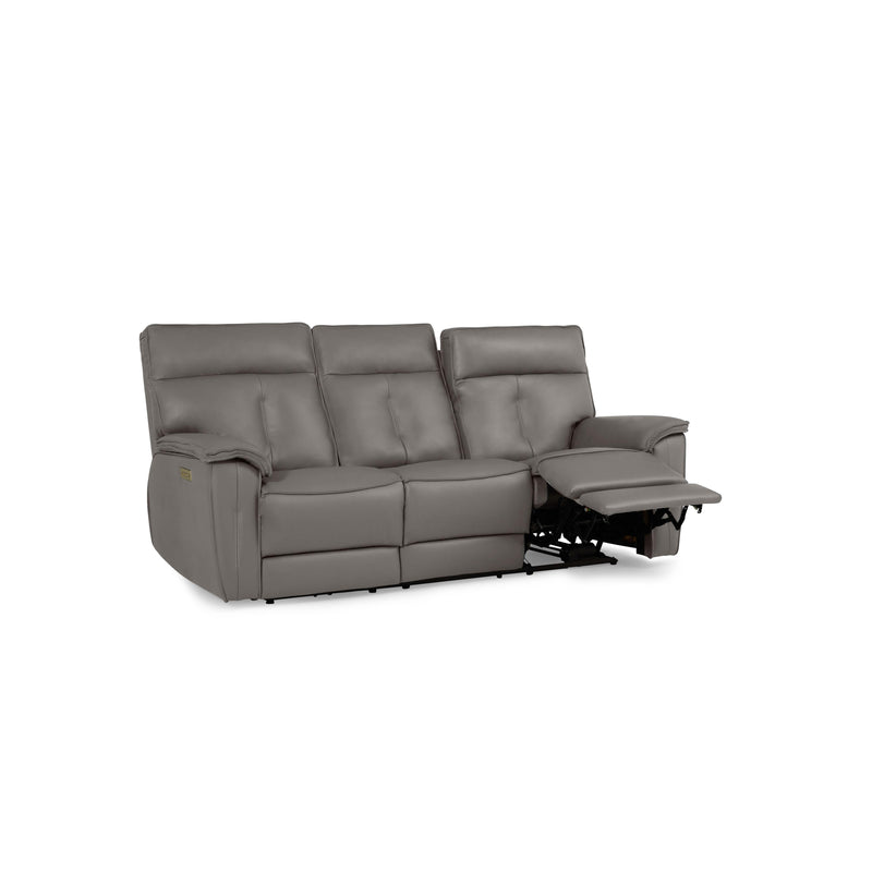 Palliser Oakley Power Reclining Leather Match Sofa 41187-L6-BALI-MARBLE-MATCH IMAGE 4