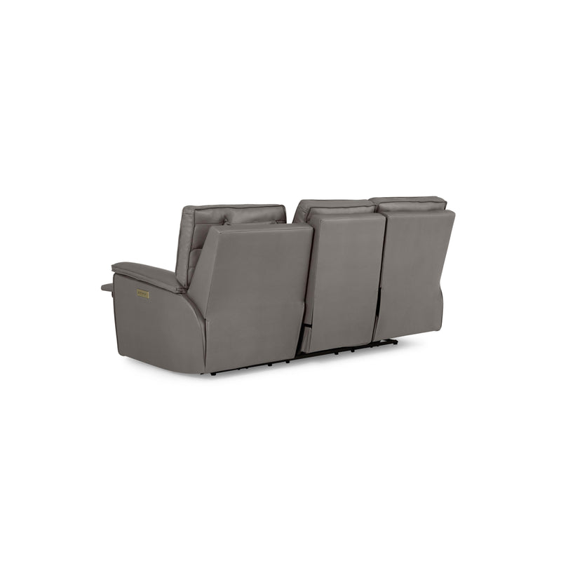 Palliser Oakley Power Reclining Leather Match Sofa 41187-L6-BALI-MARBLE-MATCH IMAGE 8