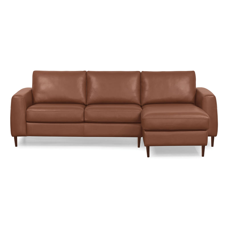 Palliser Atticus Leather Match 2 pc Sectional 77325-07/77325-15-SOLANA-AFRICA-MATCH IMAGE 1