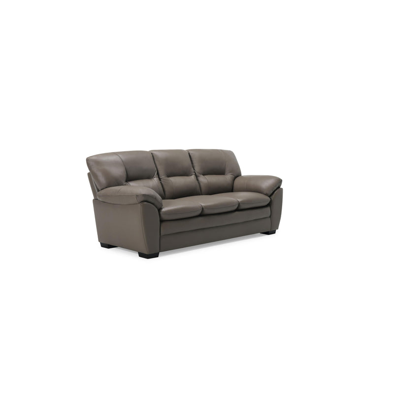 Palliser Amisk Stationary Leather Match Sofa 77343-01-VALENCIA-PEWTER-MATCH IMAGE 1