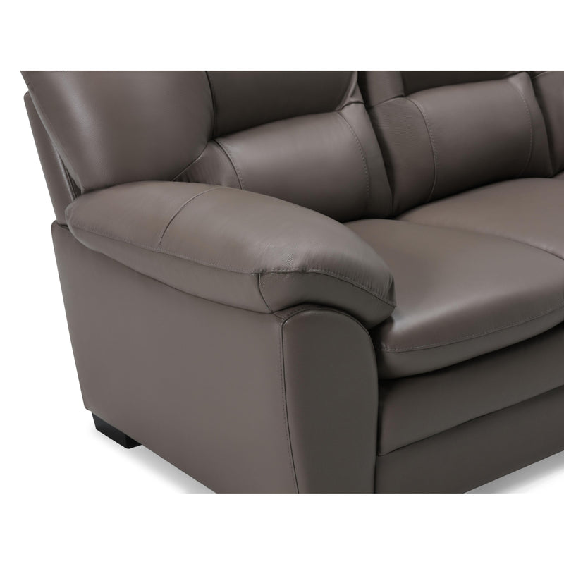 Palliser Amisk Stationary Leather Match Sofa 77343-01-VALENCIA-PEWTER-MATCH IMAGE 7