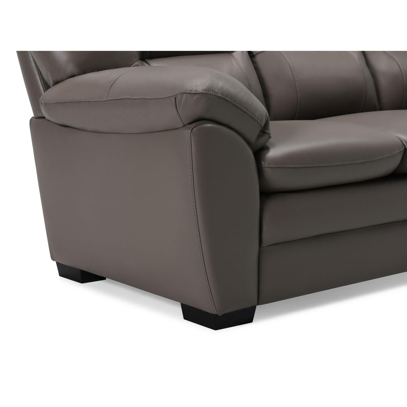 Palliser Amisk Stationary Leather Match Sofa 77343-01-VALENCIA-PEWTER-MATCH IMAGE 9