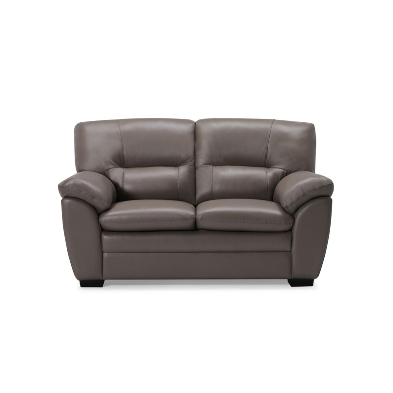 Palliser Amisk Stationary Leather Match Loveseat 77343-03-VALENCIA-PEWTER-MATCH IMAGE 2