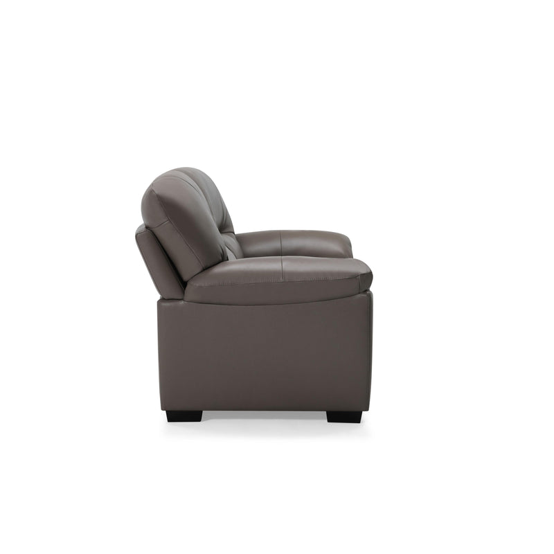 Palliser Amisk Stationary Leather Match Loveseat 77343-03-VALENCIA-PEWTER-MATCH IMAGE 3