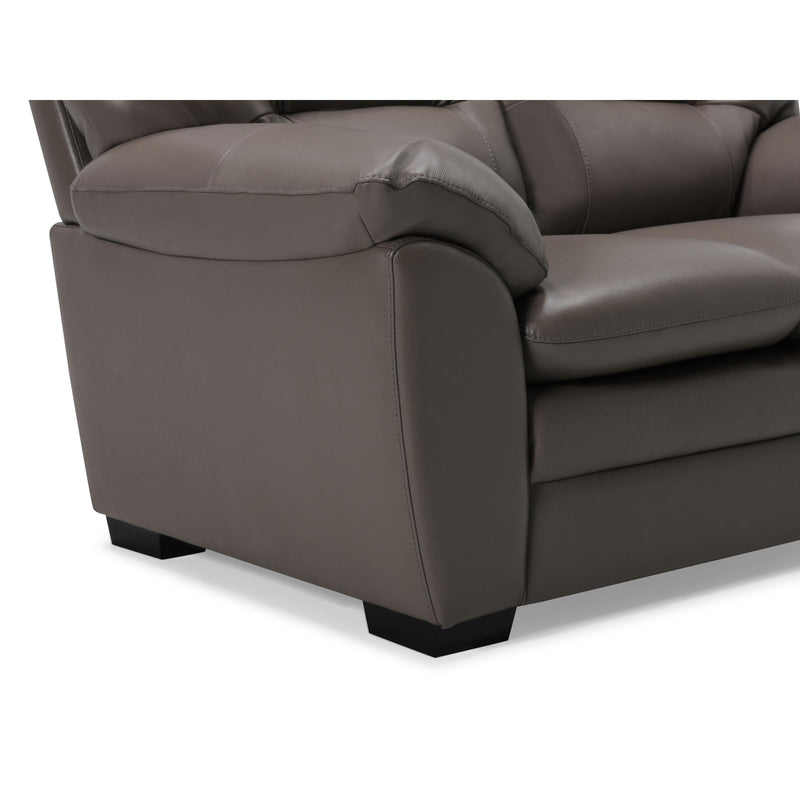 Palliser Amisk Stationary Leather Match Loveseat 77343-03-VALENCIA-PEWTER-MATCH IMAGE 8