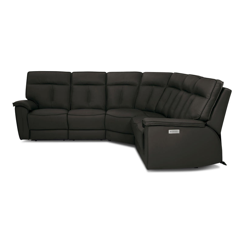 Palliser Oakley Power Reclining Leather Match 5 pc Sectional 41187-L2/41187-10/41187-9X/41187-L3/41187-L1-BALI-CAROB-MATCH IMAGE 2