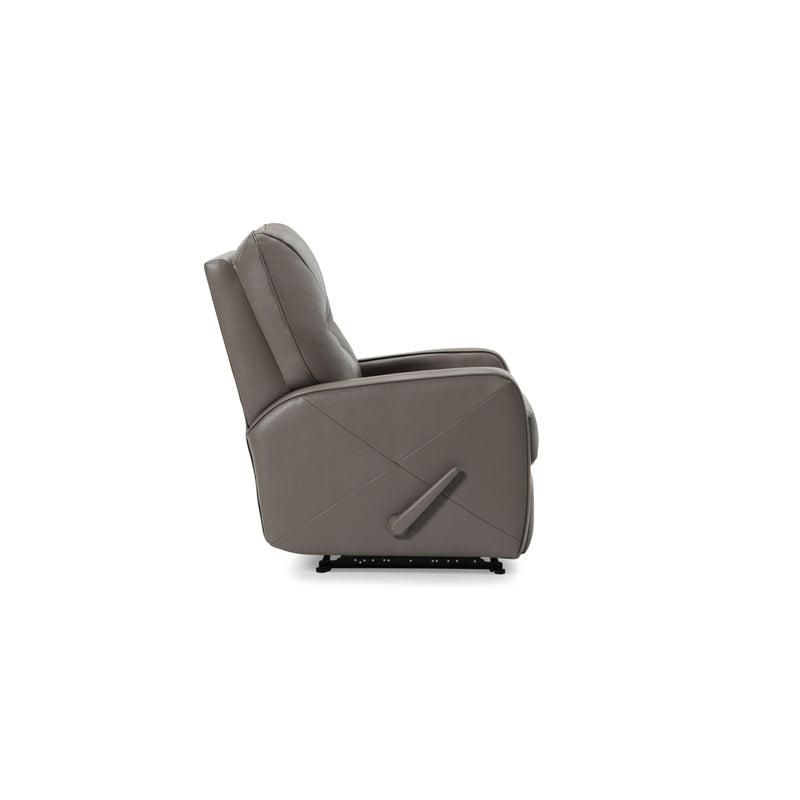 Palliser Theo Rocker Leather Match Recliner with Wall Recline 42002-35-VALENCIA-PEWTER-MATCH IMAGE 4