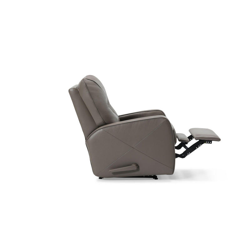 Palliser Theo Rocker Leather Match Recliner with Wall Recline 42002-35-VALENCIA-PEWTER-MATCH IMAGE 5