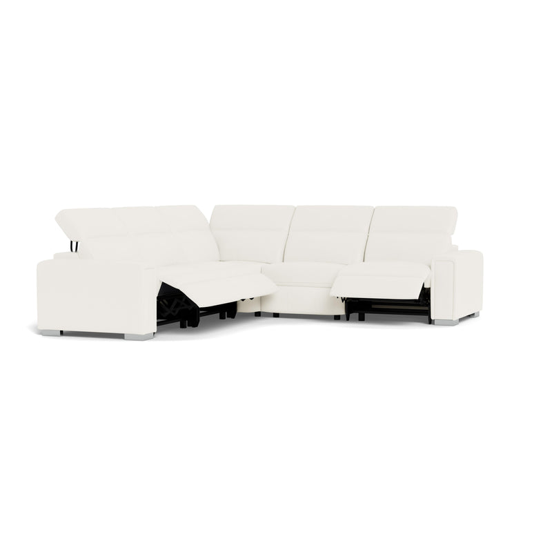 Palliser Titan Power Reclining Leather Match 5 pc Sectional 44004-6P/44004-70/44004-9A/44004-70/44004-7P-VALENCIA-SNOW-MATCH IMAGE 10