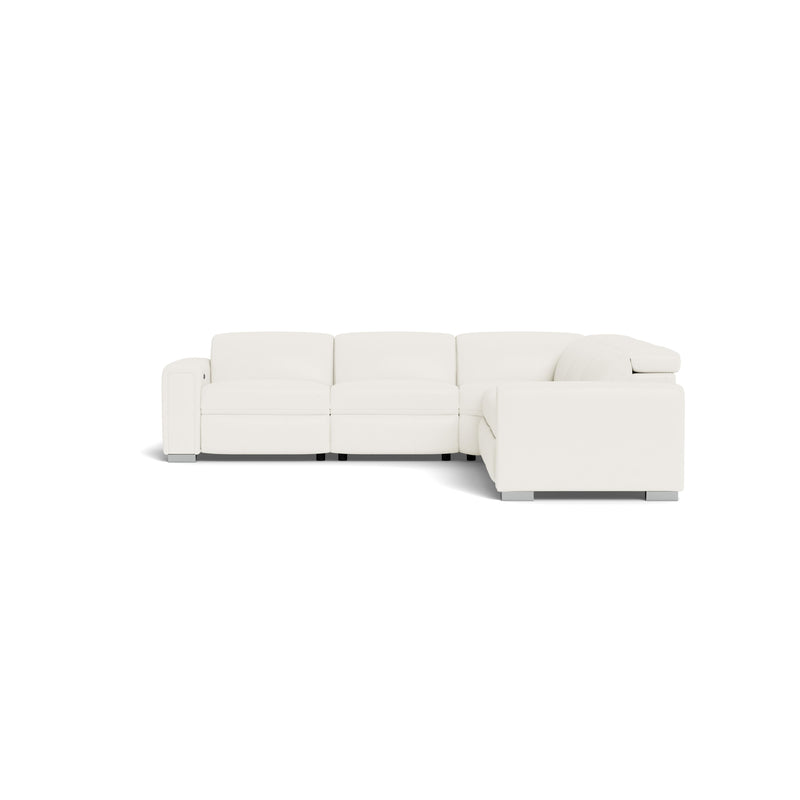 Palliser Titan Power Reclining Leather Match 5 pc Sectional 44004-6P/44004-70/44004-9A/44004-70/44004-7P-VALENCIA-SNOW-MATCH IMAGE 11