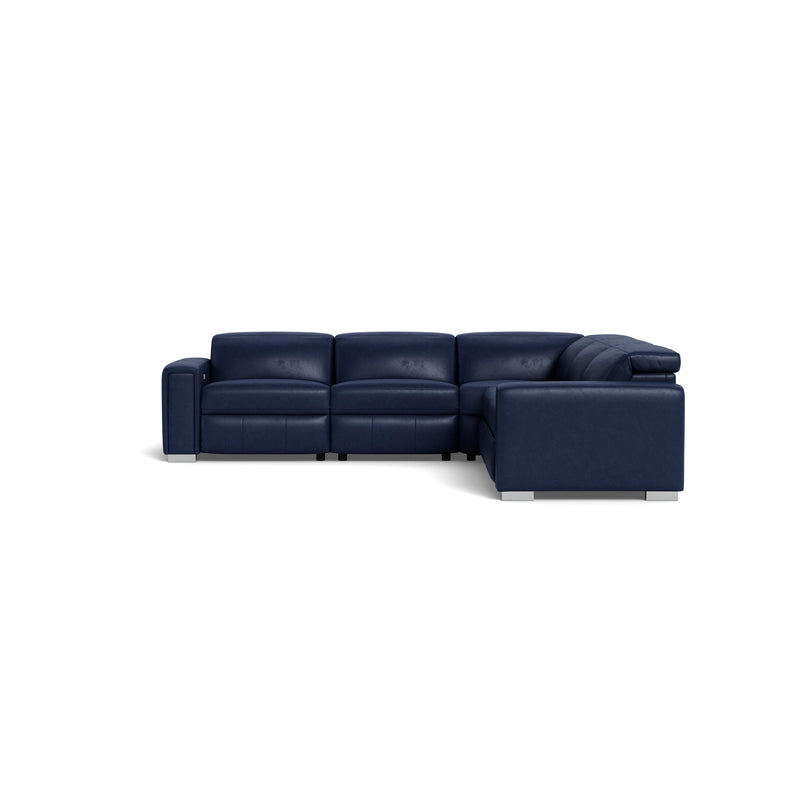 Palliser Titan Power Reclining Leather Match 5 pc Sectional 44004-6P/44004-70/44004-9A/44004-70/44004-7P-VALENCIA-SAPPHIRE-MATCH IMAGE 11