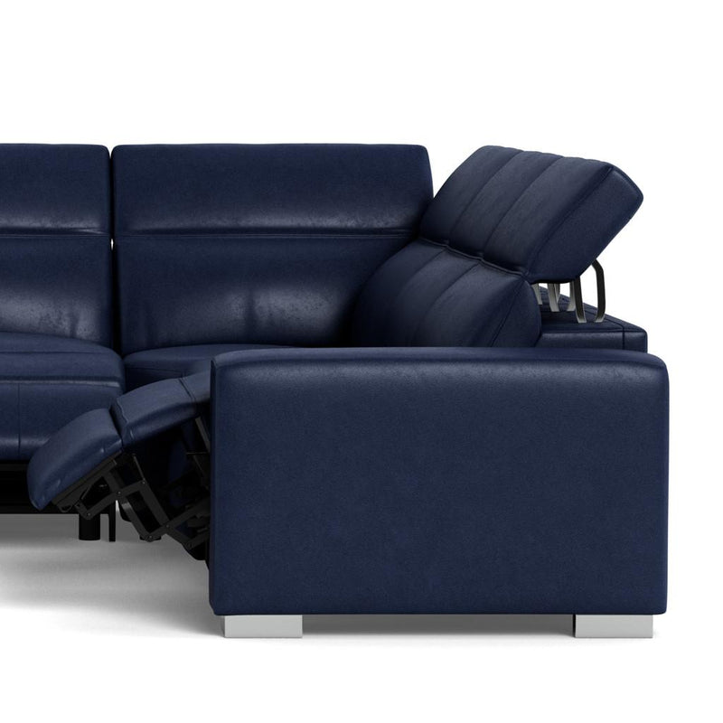 Palliser Titan Power Reclining Leather Match 5 pc Sectional 44004-6P/44004-70/44004-9A/44004-70/44004-7P-VALENCIA-SAPPHIRE-MATCH IMAGE 16