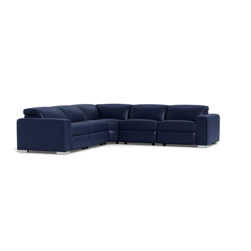 Palliser Titan Power Reclining Leather Match 5 pc Sectional 44004-6P/44004-70/44004-9A/44004-70/44004-7P-VALENCIA-SAPPHIRE-MATCH IMAGE 9