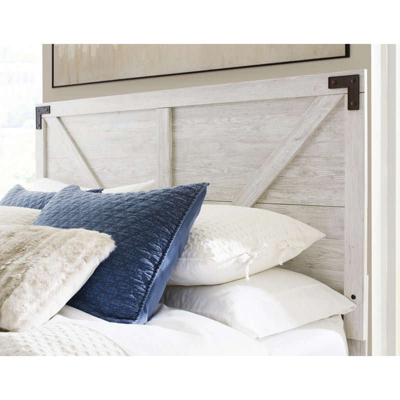 Signature Design by Ashley Shawburn EB4121-156 Full Crossbuck Panel Headboard IMAGE 4