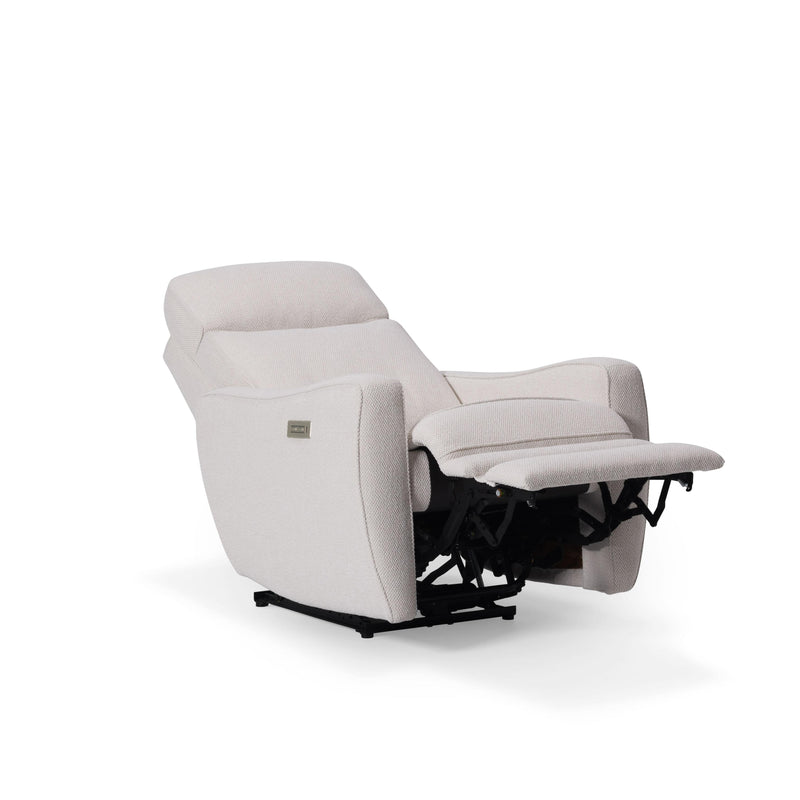 Palliser Oakridge Power Fabric Recliner with Wall Recline 40180-B1-DREAMY-CREAMY IMAGE 2