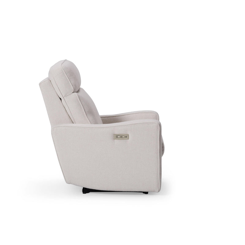 Palliser Oakridge Power Fabric Recliner with Wall Recline 40180-B1-DREAMY-CREAMY IMAGE 5