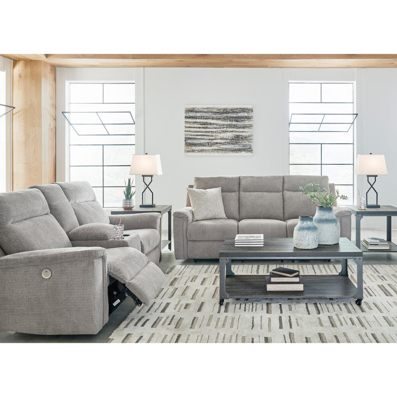 Signature Design by Ashley Barnsana Power Reclining Fabric Loveseat with Console 3320196C IMAGE 9