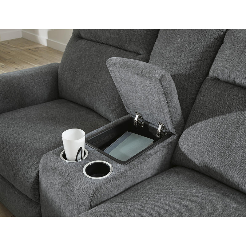 Signature Design by Ashley Barnsana Power Reclining Fabric Loveseat with Console 3320296C IMAGE 7