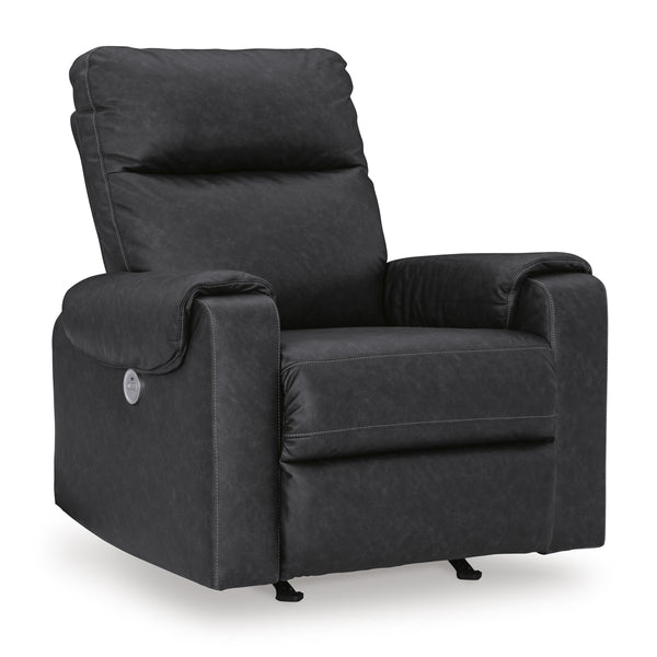 Signature Design by Ashley Axtellton Power Rocker Leather Look Recliner 3410598C IMAGE 1