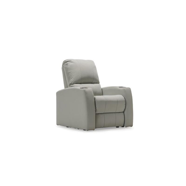 Palliser Pacifico Leather Look Recliner 41920-1R-SHATTER-SMOKE IMAGE 1