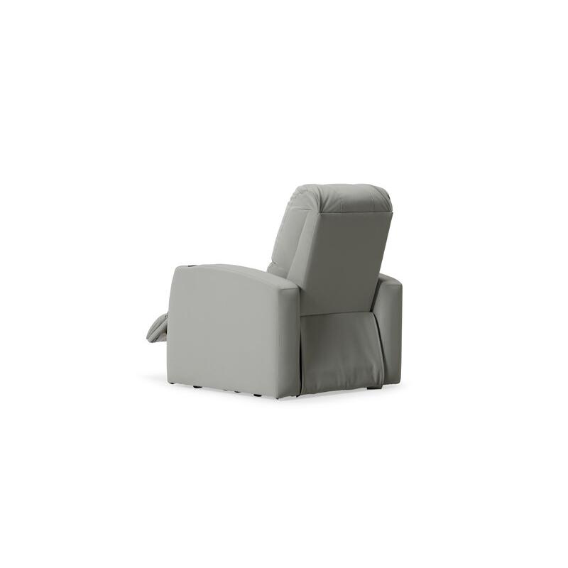 Palliser Pacifico Leather Look Recliner 41920-1R-SHATTER-SMOKE IMAGE 4