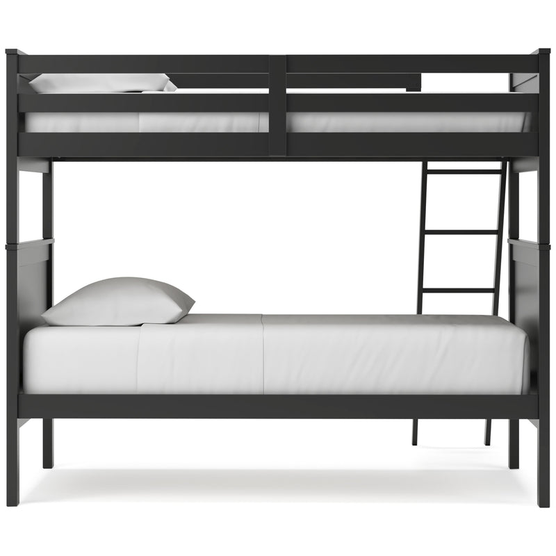 Signature Design by Ashley Nextonfort B396B7 Twin over Twin Bunk Bed IMAGE 4