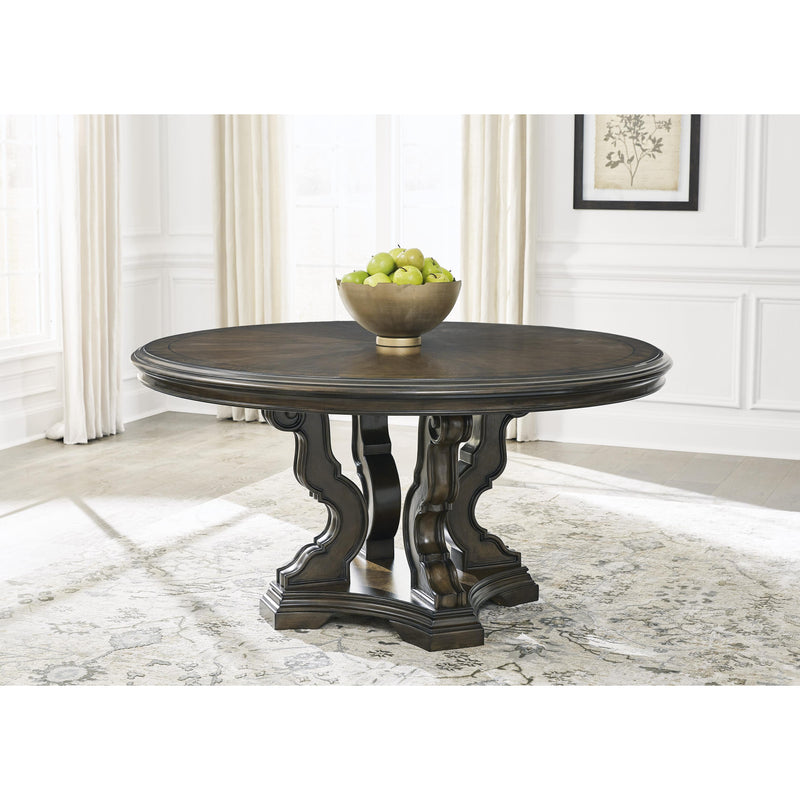 Signature Design by Ashley Round Maylee Dining Table D947-50B/D947-50T IMAGE 4