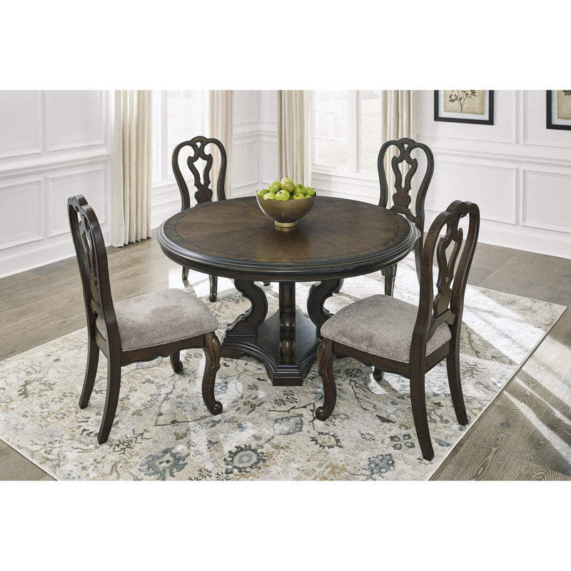 Signature Design by Ashley Round Maylee Dining Table D947-50B/D947-50T IMAGE 6