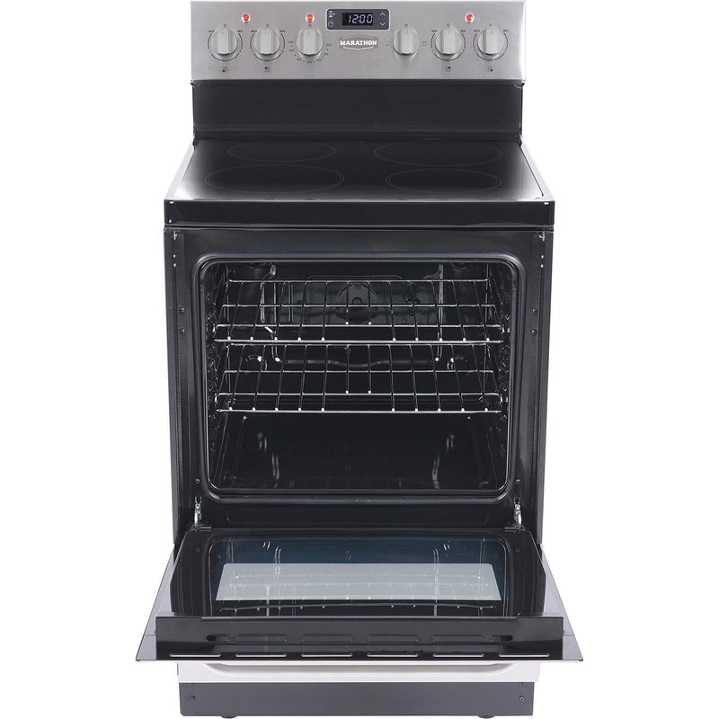 Marathon 24-inch Freestanding Electric Range MER245SS-2 IMAGE 2