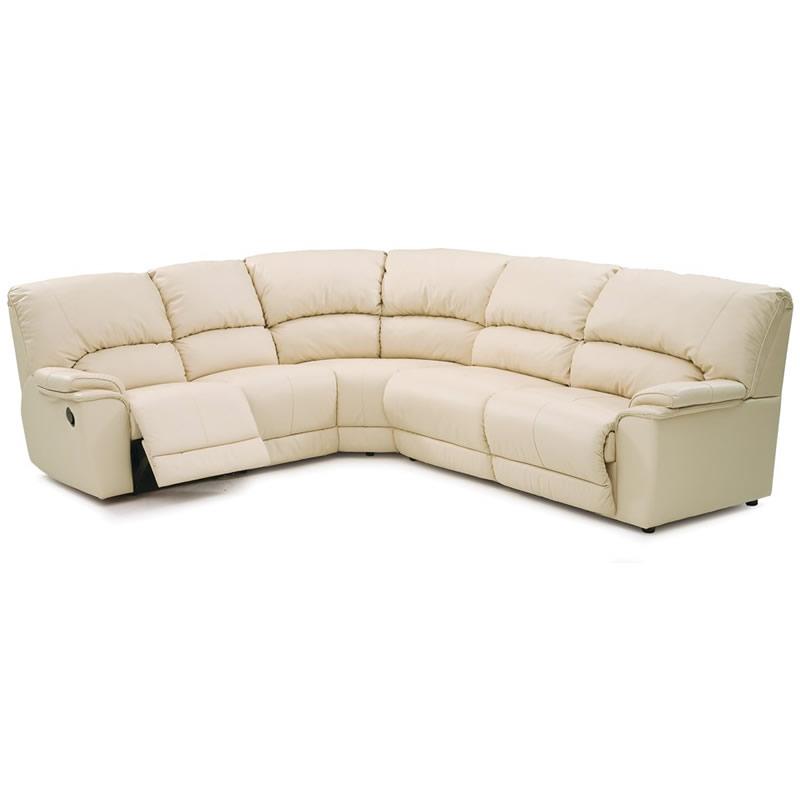 Palliser Dallin Reclining Leather 5 pc Sectional 41180-47/41180-10/41180-09/41180-10/41180-46-TULSAII-SAND IMAGE 1