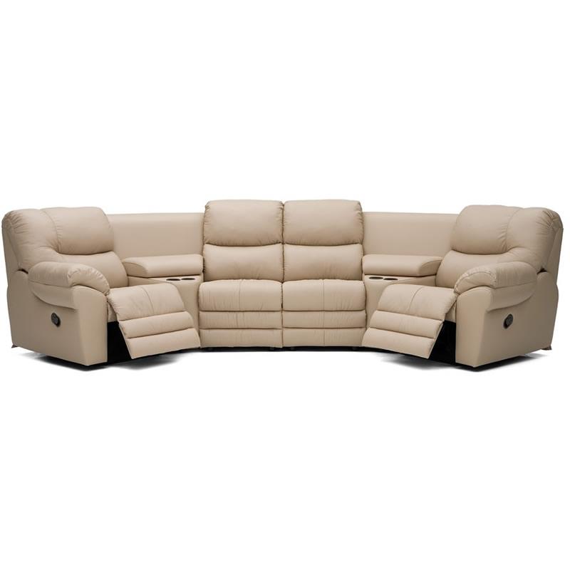 Palliser Divo Reclining Leather Sectional 41045-47/41045-A1/41045-10/41045-10/41045-A1/41045-46-TULSAII-SAND IMAGE 2