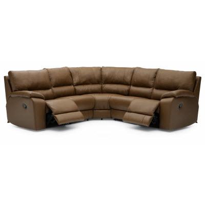 Palliser Shields Power Reclining Leather Sectional 41077-67/41077-10/41077-09/41077-10/41077-66-CLASSIC-MOCHA IMAGE 1