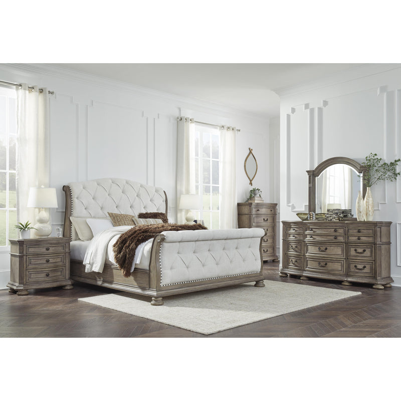 Signature Design by Ashley Ardenfield Bed Upholstered Sleigh Bed B944-58/B944-56/B944-94 IMAGE 10