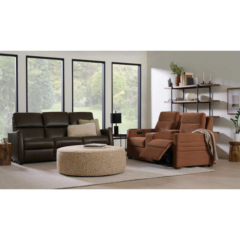 Palliser Reece Reclining Fabric and Leather Loveseat 40109 L8 Reece Power Recline Loveseat IMAGE 18