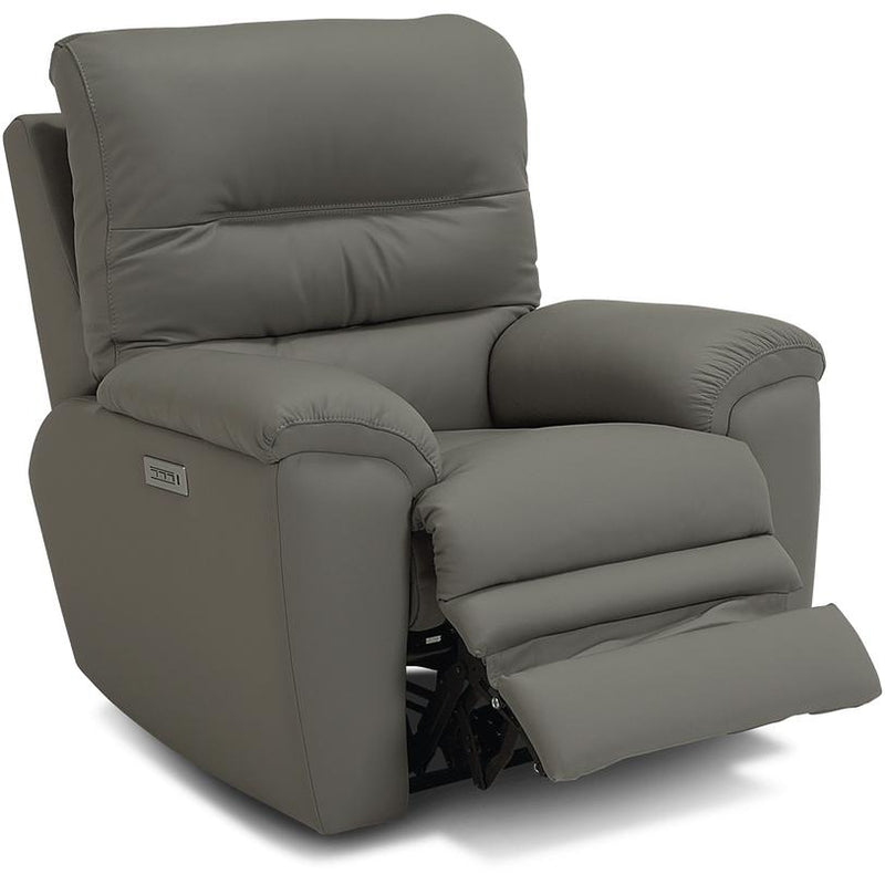 Palliser Keiran Power Fabric and Leather Recliner with Wall Recline 41500-31 L9 IMAGE 2