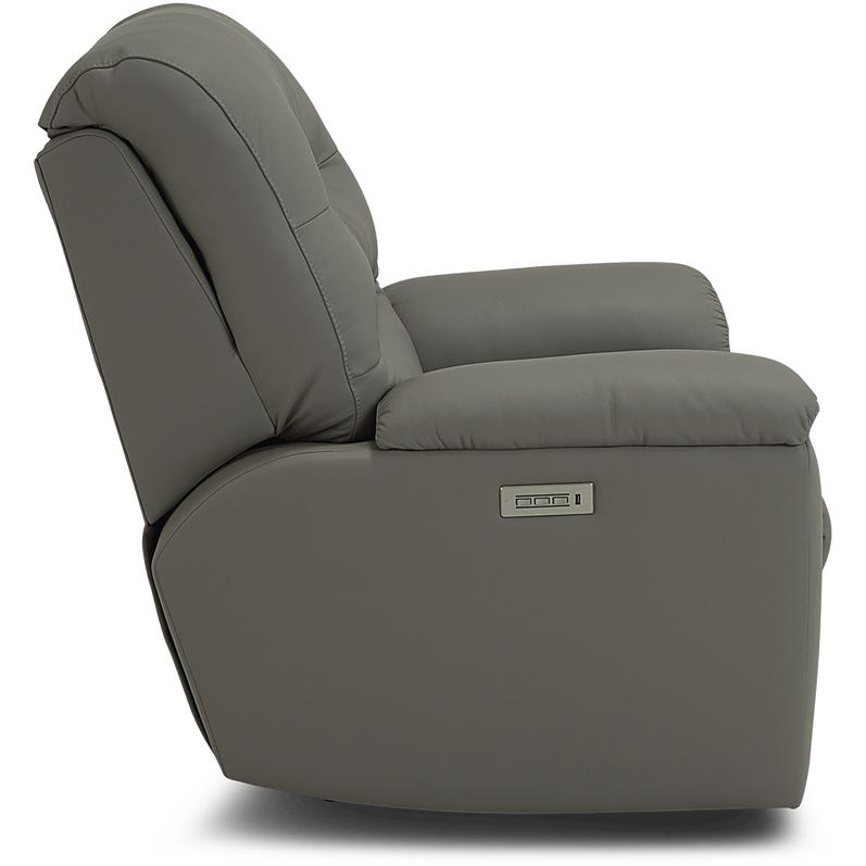 Palliser Keiran Power Fabric and Leather Recliner with Wall Recline 41500-31 L9 IMAGE 6