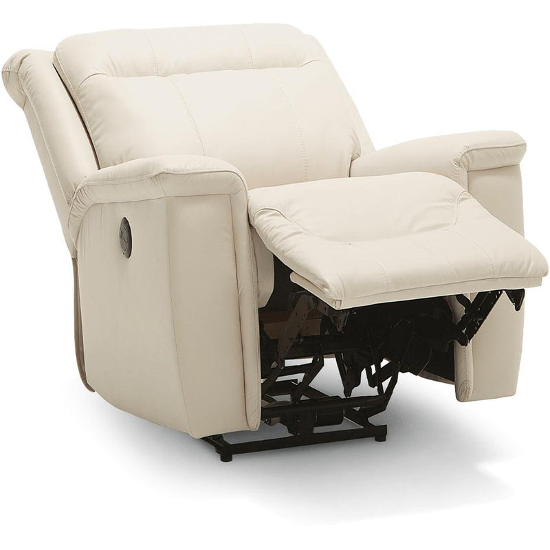 Palliser Strata Power Fabric and Leather Recliner with Wall Recline 40123-31 IMAGE 2