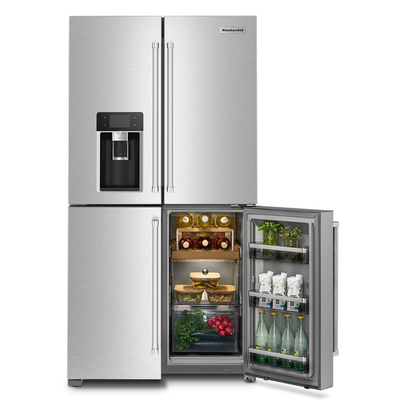 KitchenAid 36-inch, 19.4 cu. ft. Counter-Depth French 4-Door Refrigerator with Water and Ice Dispensing System KRQC736RPS IMAGE 17