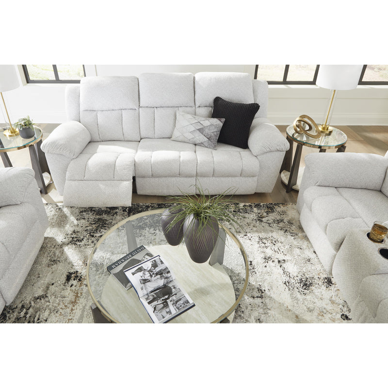 Signature Design by Ashley Frohn Reclining Fabric Loveseat with Console 3740594C IMAGE 10