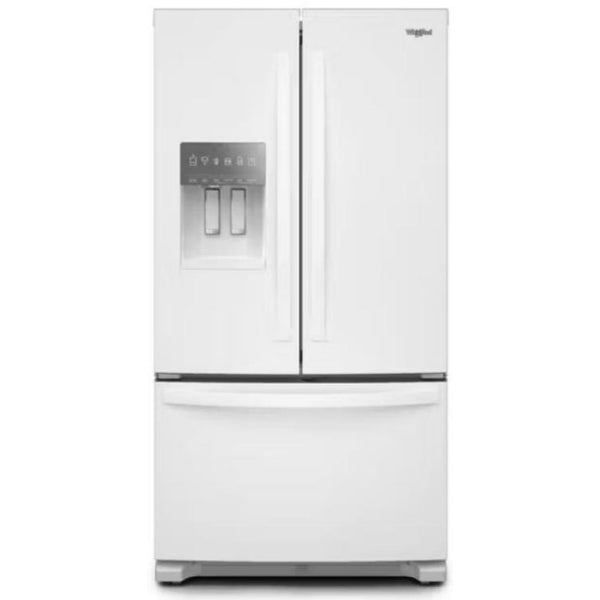 Whirlpool 36-inch French 3-Door Refrigerator with External Dispenser WRFF3436RW IMAGE 1