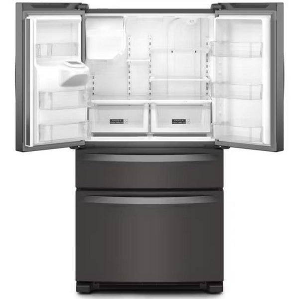 Whirlpool 36-inch French 4-Door Refrigerator with external water and ice dispenser WRMF3636RV IMAGE 1