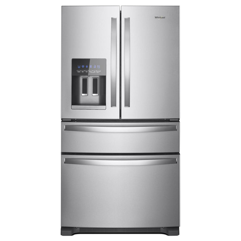 Whirlpool 36-inch French 4-Door Refrigerator with external water and ice dispenser WRMF3636RZ IMAGE 1