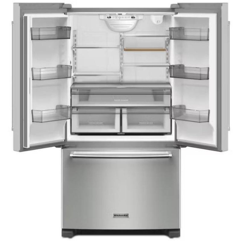 KitchenAid 36-inch French 3-Door Refrigerator KRFC136RPS IMAGE 2