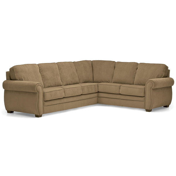 Palliser Viceroy Fabric Sectional 77492-39/77492-08-BELA-BRAUN IMAGE 1