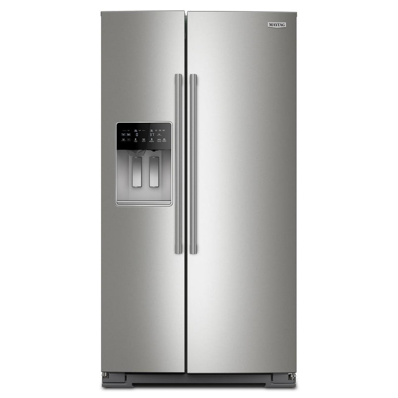 Maytag 36-inch, 21 cu. ft. Side-bye-Side Refrigerator with Ice and Water Dispenser MRSC6636RZ IMAGE 1