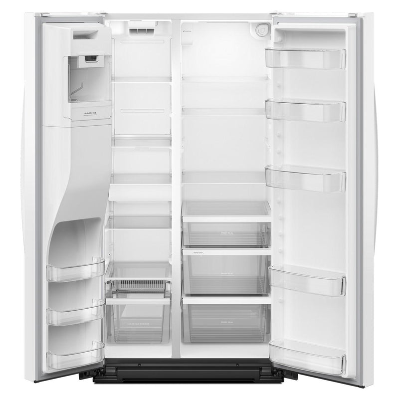 Whirlpool 36-inch, 28 cu. ft. Side-by-Side Refrigerator with Water and Ice Dispenser WRSF5536RW IMAGE 2